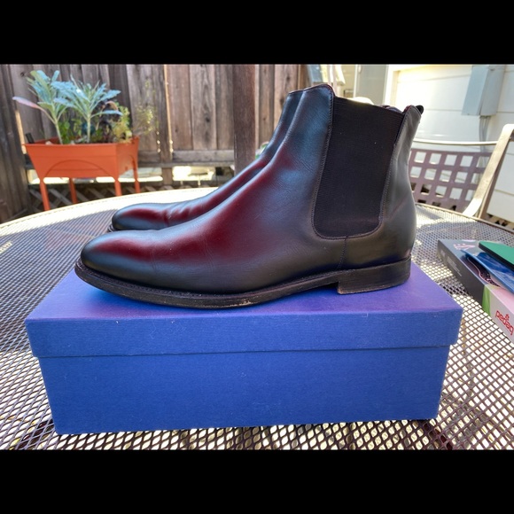 Barker Hopper boot in black calf size 8F UK - Picture 1 of 7